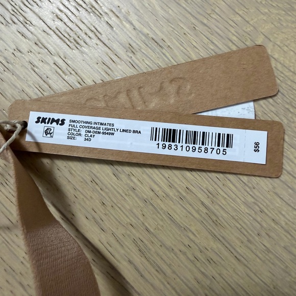 NEW SKIMS Smoothing Intimates Lightly Lined Bra- Clay (size 34D) - Picture 5 of 5